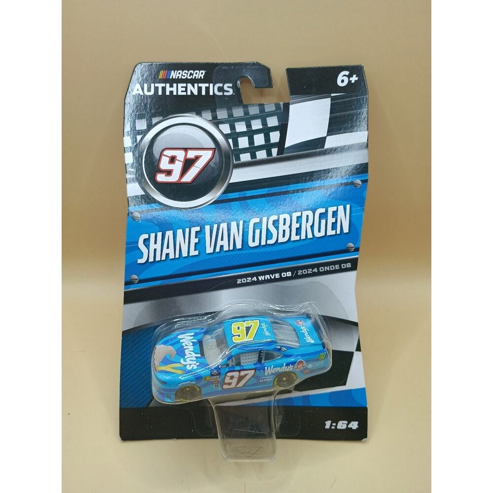 2024 SHANE VAN GISBERGEN #97 WENDY'S NASCAR AUTHENTICS 1:64